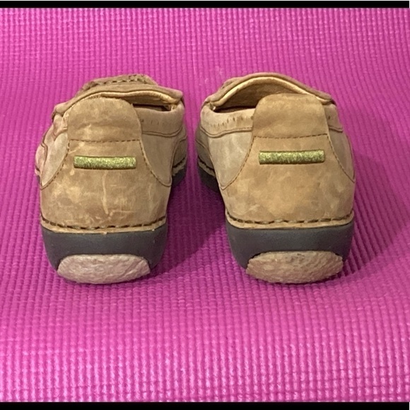 Corkies Women's Tan Suede Leather w/Cork Insoles Slip On Loafer Shoes - Size 6.5 - Picture 5 of 10